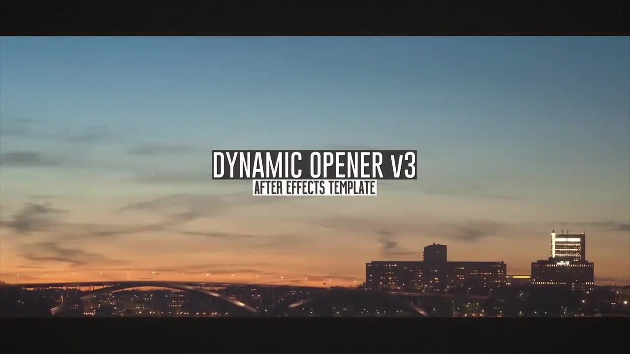 动态开瓶器幻灯片素材库精选AE模板