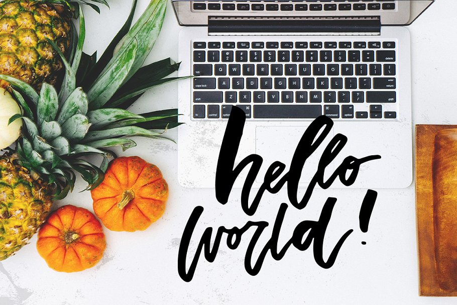 创意社交媒体运营必备套装[字体/剪贴画/贴图模板素材库精选] Social Media Lettering Kit插图(9)