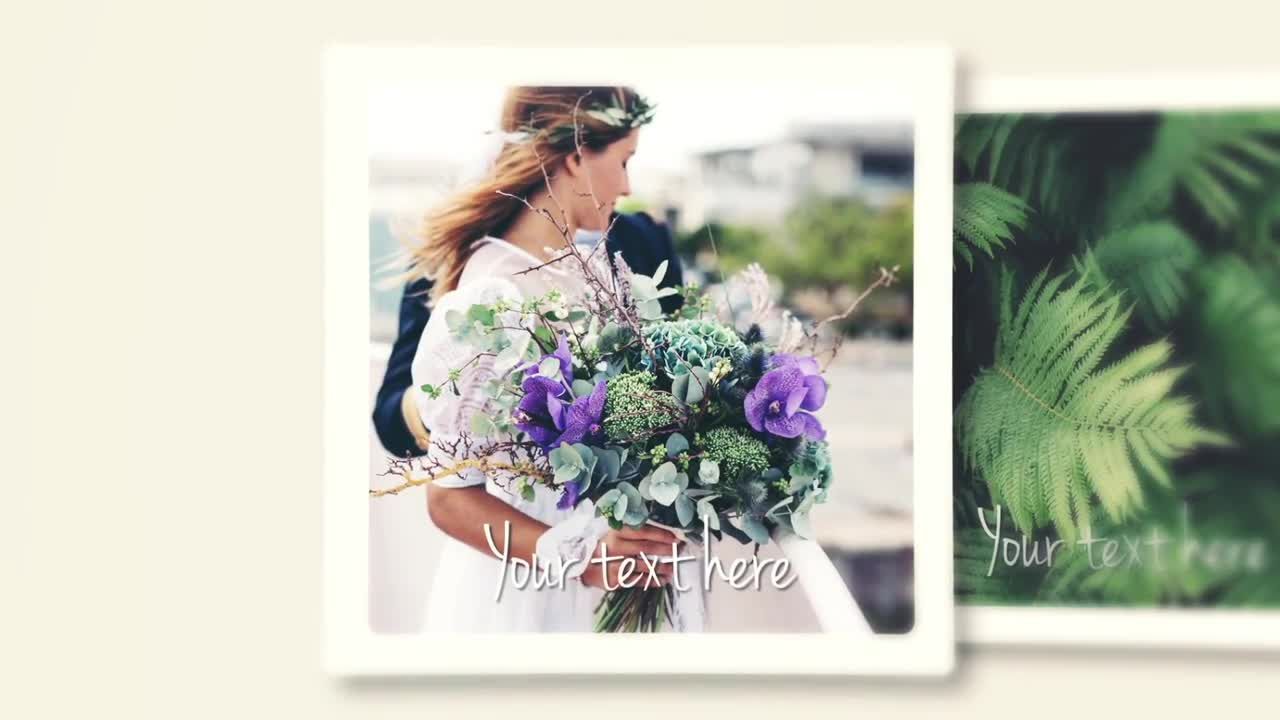 迷人的幻灯片展示ae模板