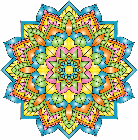 Mandalas font素材之家精选英文字体