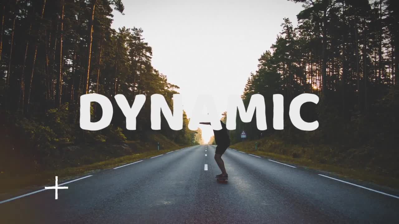 有趣的动态广告幻灯片介绍素材库精选AE模板