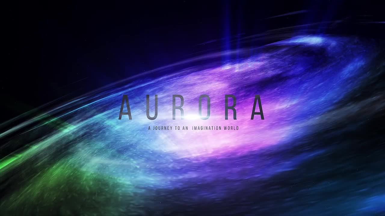 极光效果的电影片头素材库精选AE模板