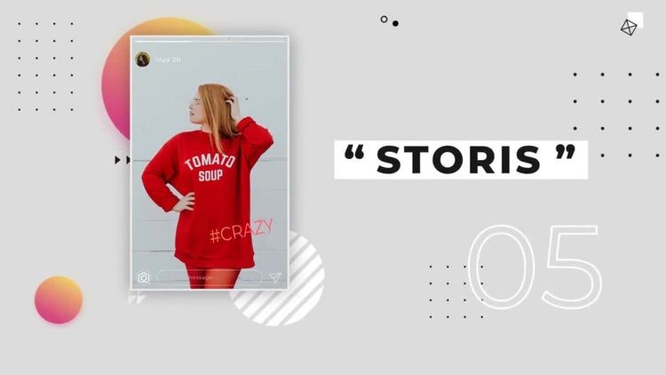 多彩创意的Instagram促销素材库精选AE模板