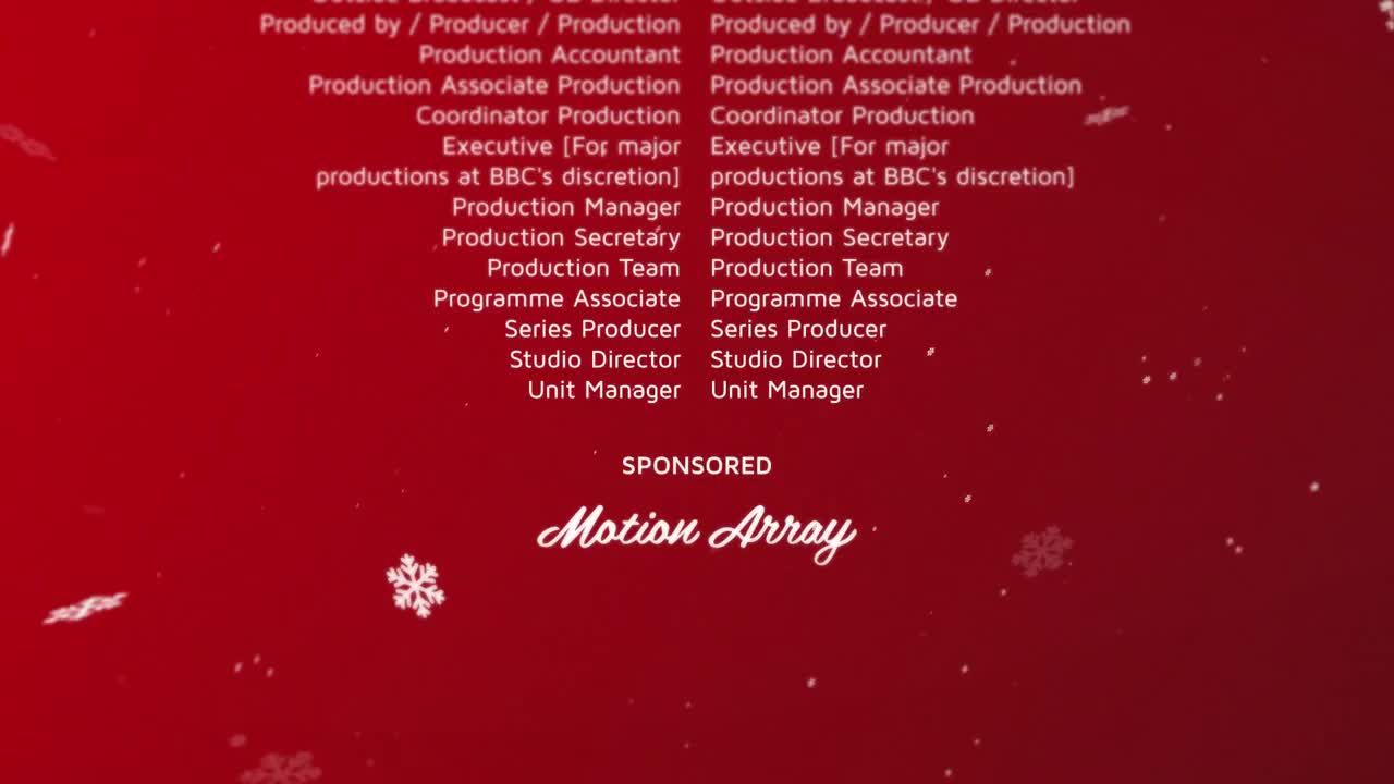 干净动态的电影学分素材库精选AE模板