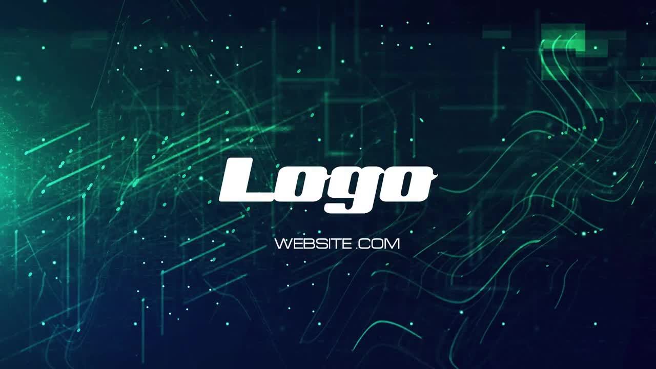 屏幕故障徽标素材库精选AE模板