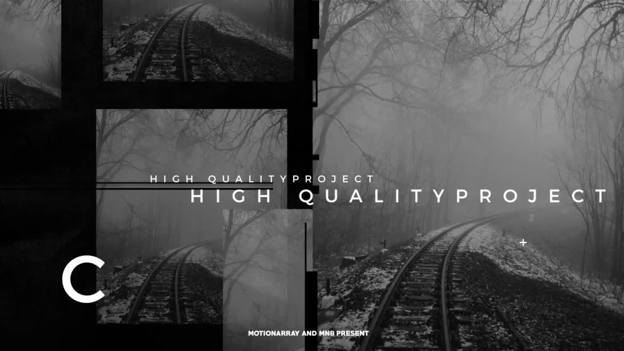 时尚优雅简洁动态幻灯片特效素材库精选AE模板