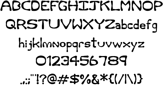 Rum and Bones font插图1