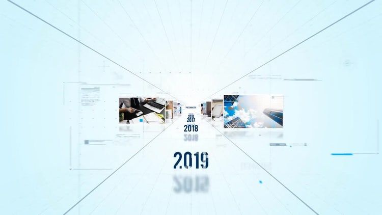 优雅动画企业介绍ae模板素材