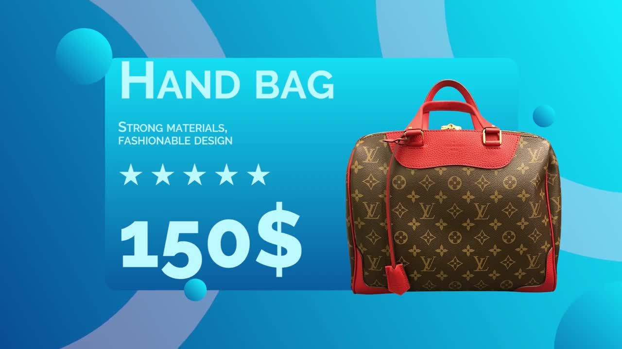 彩色背景网上商店促销Pr模板