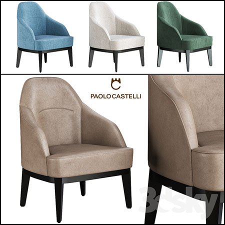 Paolo Castelli扶手椅素材之家精选3D模型