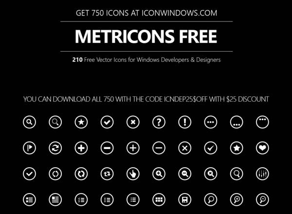 210简单好用的小图标打包下载[PSD,免费]