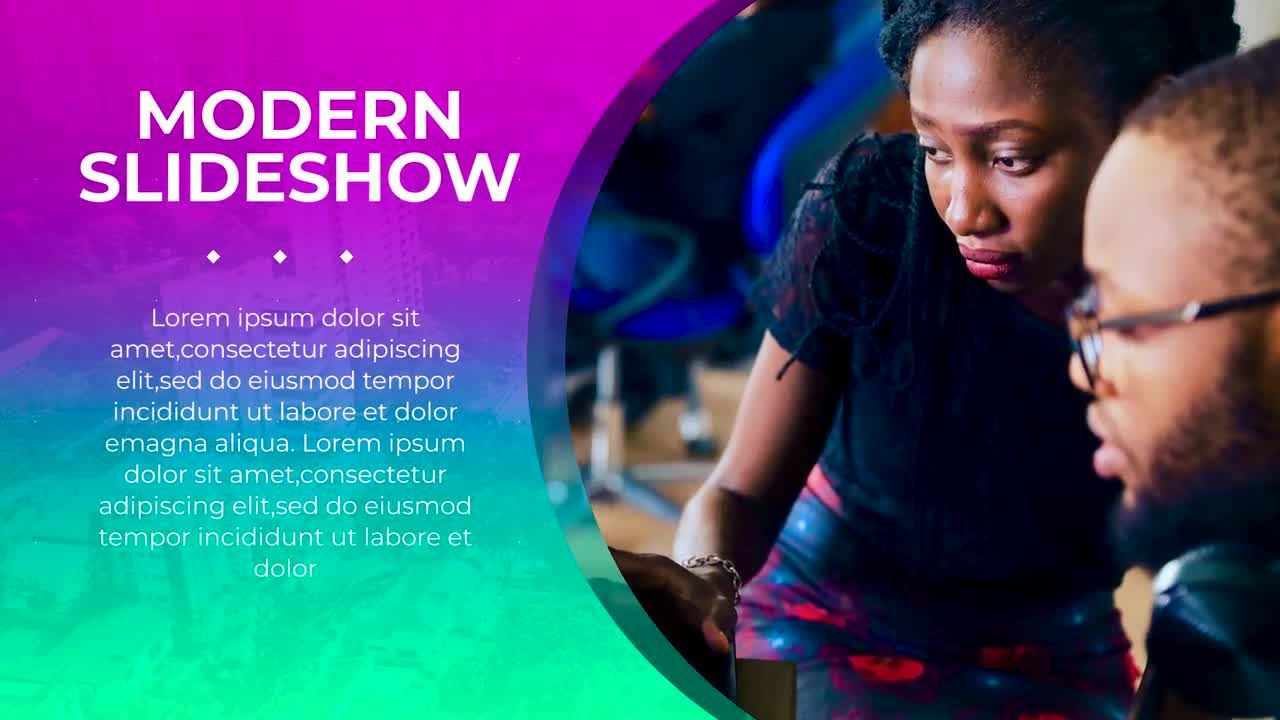 PR最小幻灯片动画模板