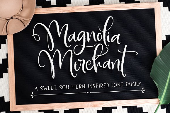 Magnolia Merchant Font Family素材之家精选英文字体