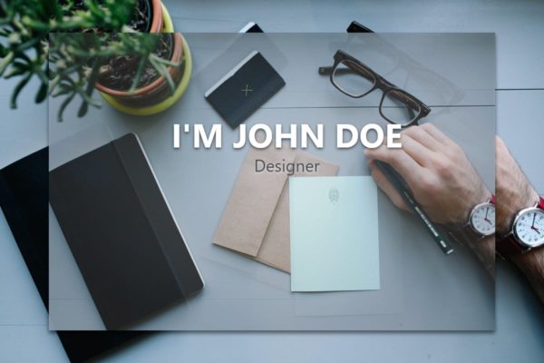 响应式创意个人求职简历网站设计模板素材库精选 MyVCard – Responsive &amp; Creative Resume/CV/vCard