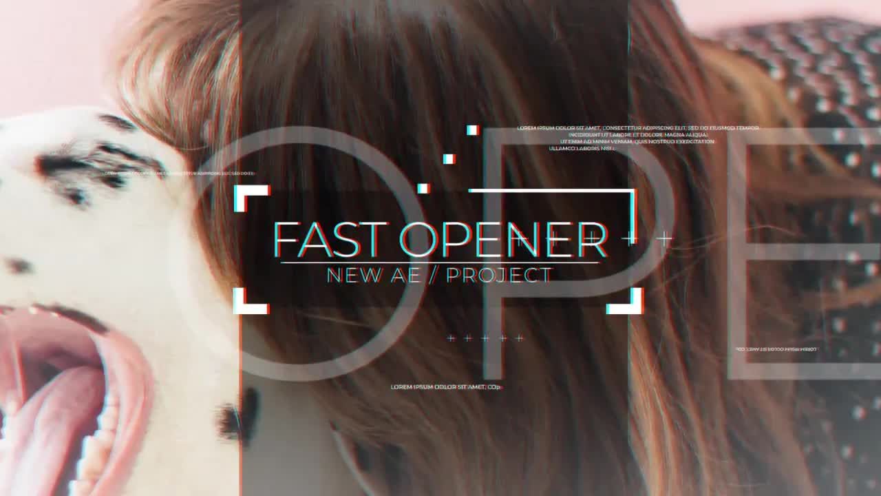 现代时尚的快速过渡效果素材库精选AE模板