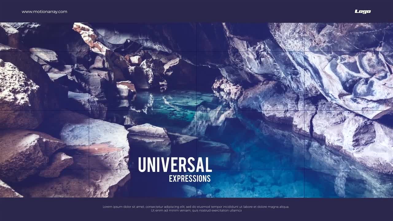 现代文本动画时尚促销介绍素材库精选AE模板