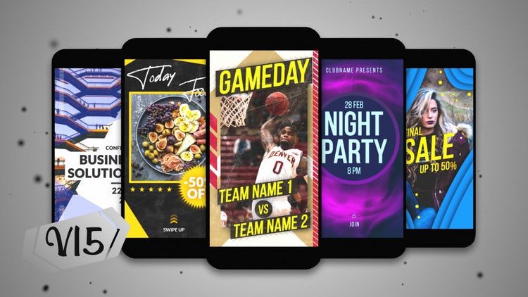 照片墙故事集宣传素材库精选AE模板