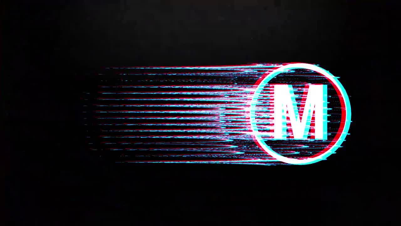 快速故障标志显示素材库精选AE模板