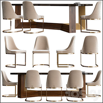 餐厅的餐桌和餐椅素材之家精选3D模型