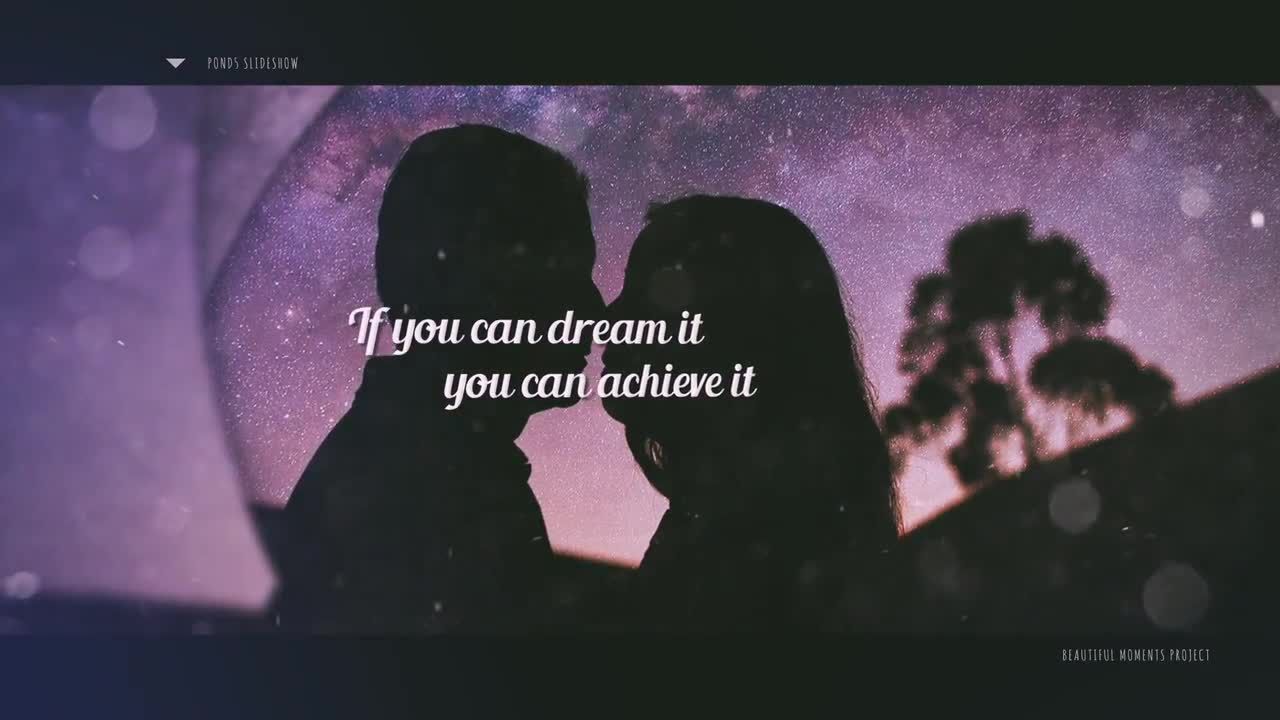 美丽浪漫回忆幻灯片素材库精选AE模板