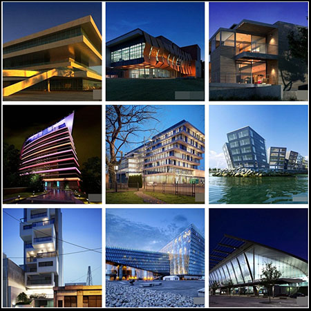 9款高楼大厦建筑外部场景素材之家精选3D模型