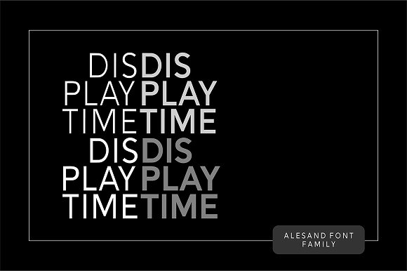 Alesand (7 Fonts)插图5