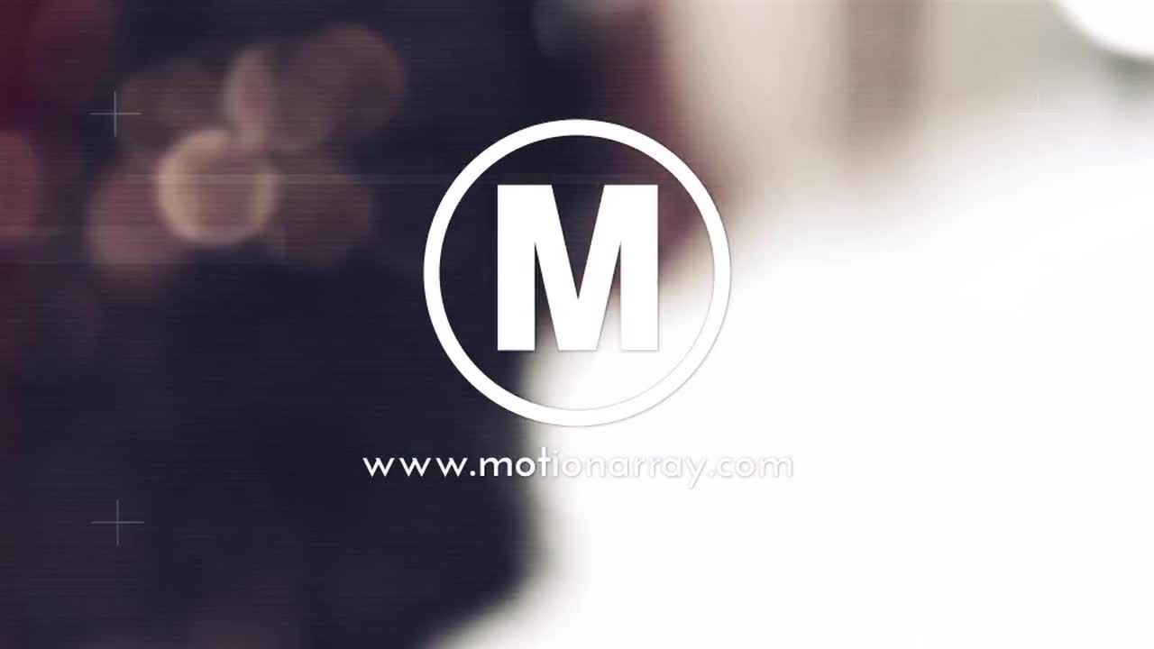 AE故障扭曲时尚幻灯片模板素材