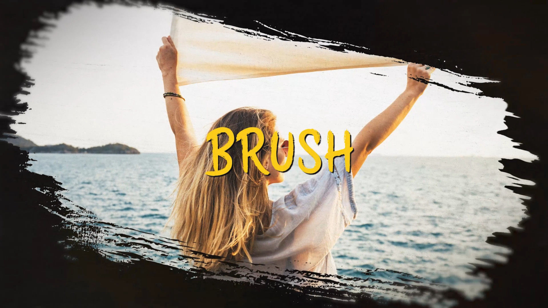 画笔效果开场白动画素材库推荐PR模板