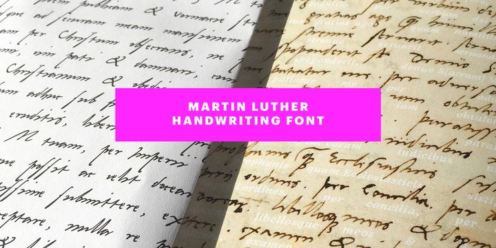 Martin Luther Font Family素材之家精选英文字体