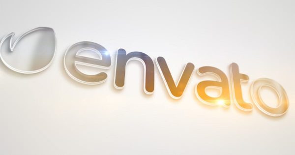 由近到远Logo演示动画素材库精选AE模板 Quick Clean Bling Logo 3