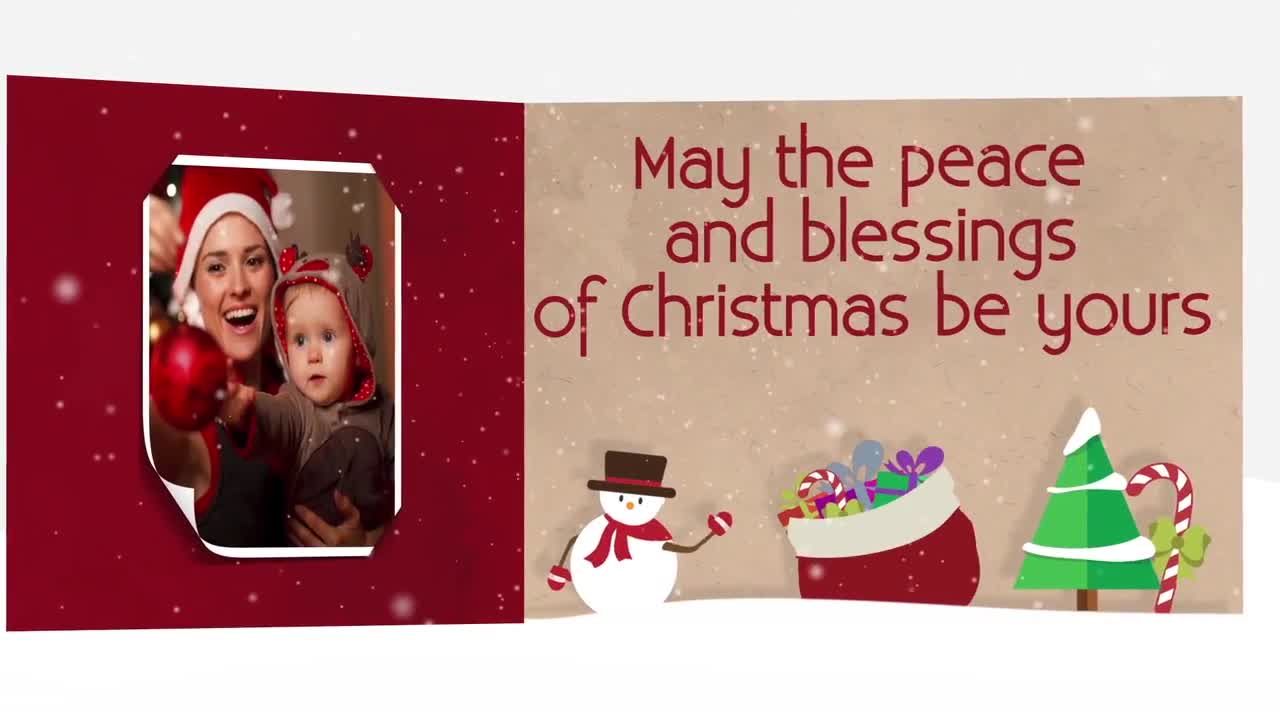 圣诞旋转木马动画素材库精选AE模板