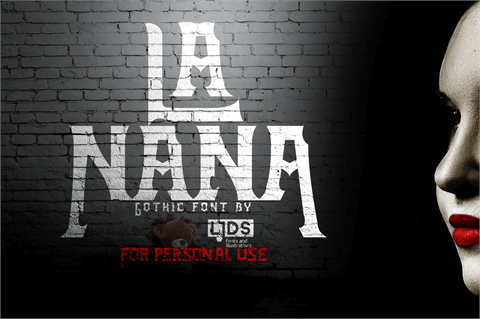 La Nana DEMO font素材之家精选英文字体