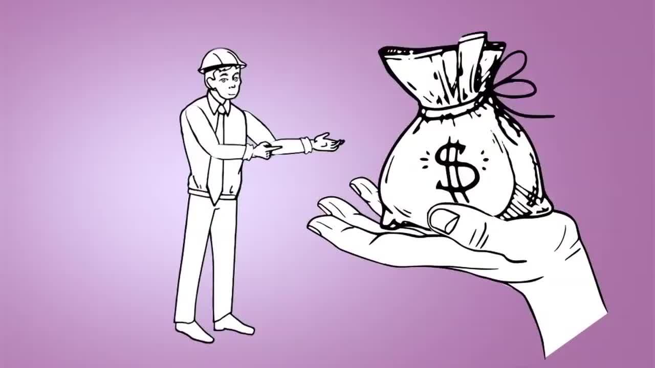 手绘线条涂鸦卡通动画素材库精选AE模板