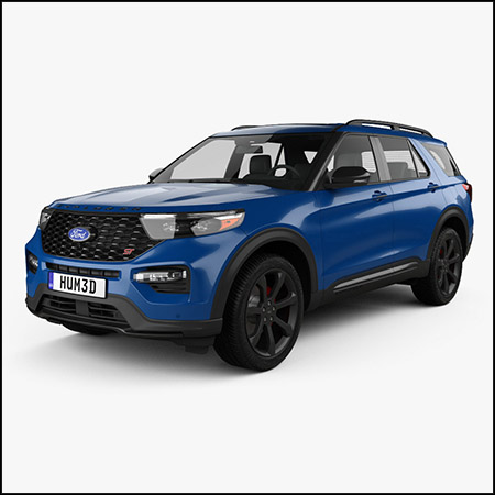 福特Explorer ST 2020越野车素材之家精选3D模型