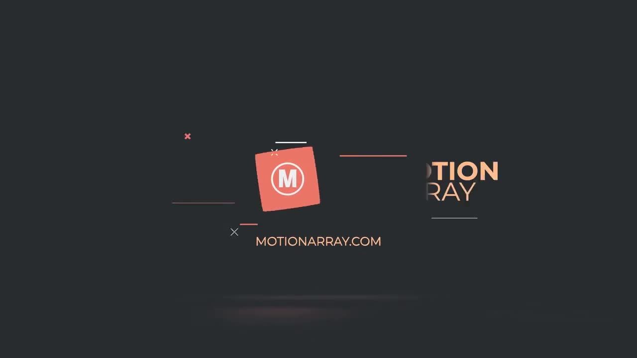 素材库精选AE模板动画徽标模板Logo Reveal＃02