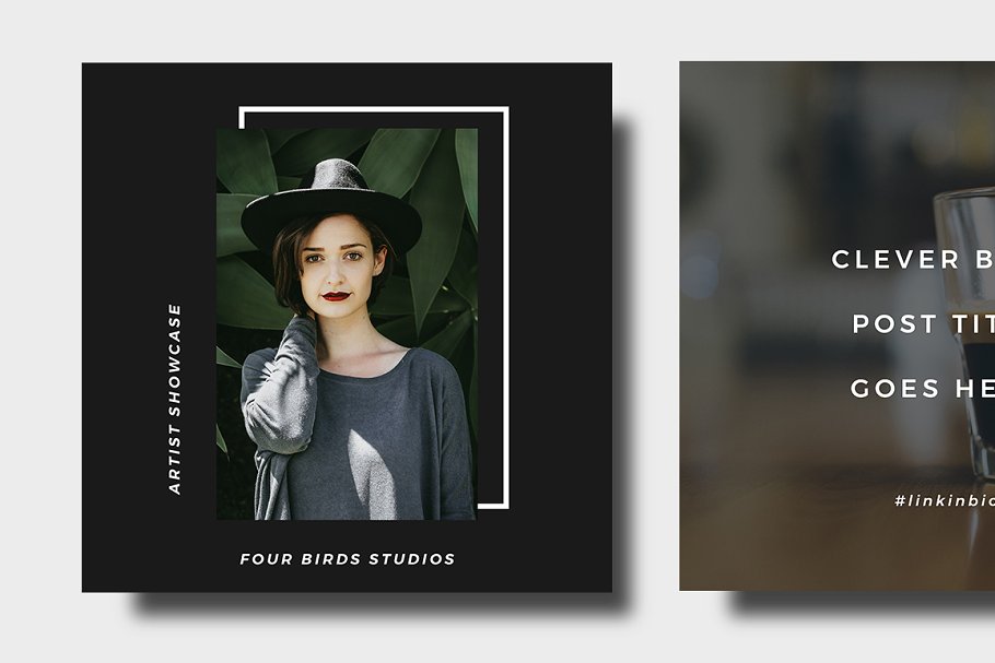 现代摩登社交媒体配图素材包 Modern Social Media Pack插图(2)