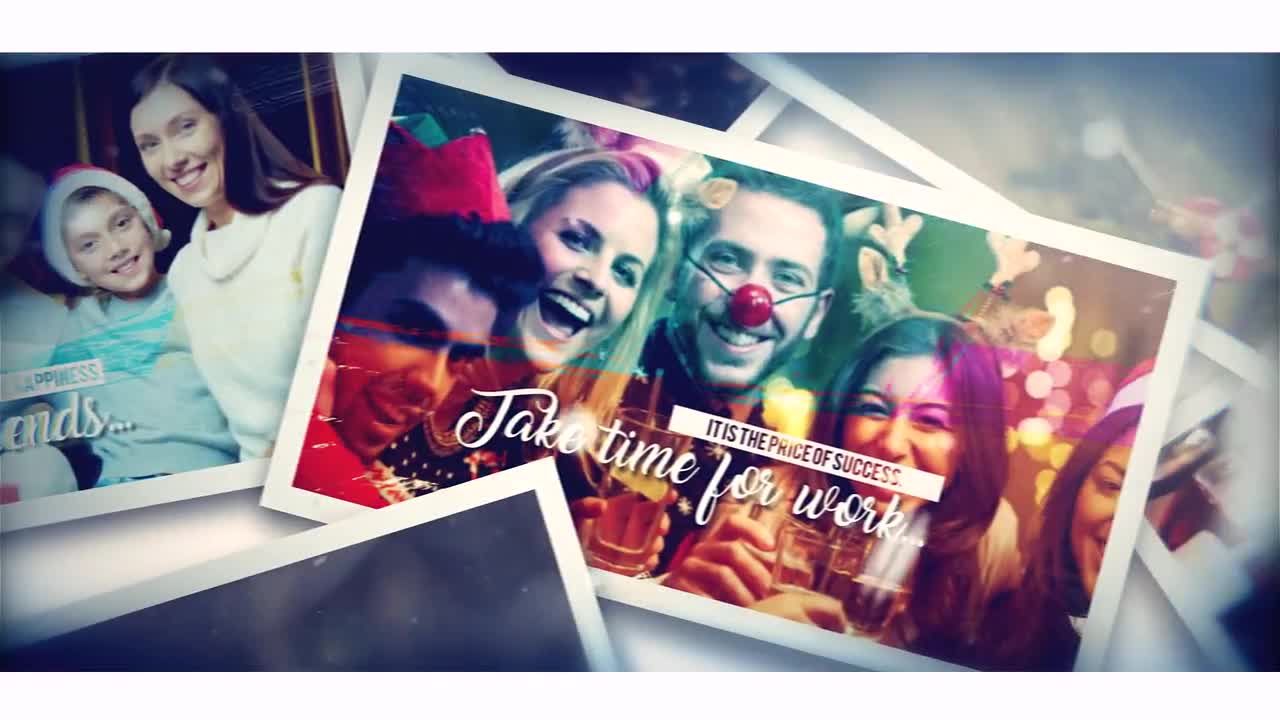 明亮动感的圣诞记忆素材库精选AE模板