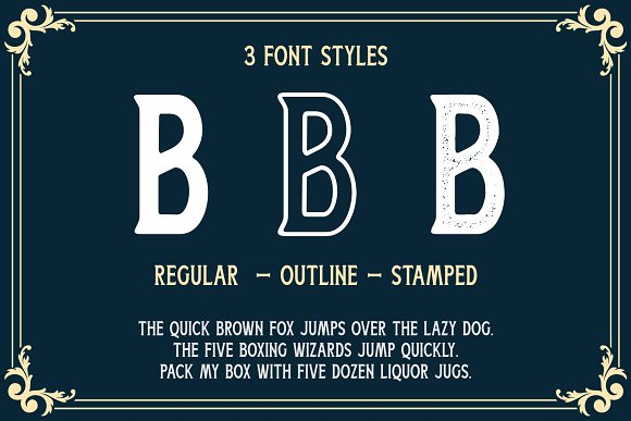 SALE! Boatman Font + Extras插图3