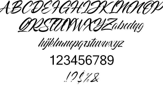 Striped King Clean font插图1