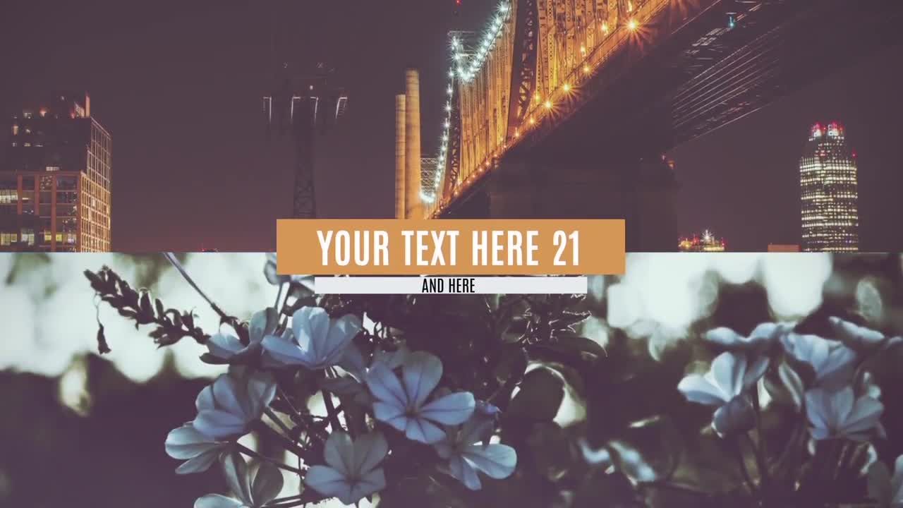 60个照片或视频优雅幻灯片素材库精选AE模板