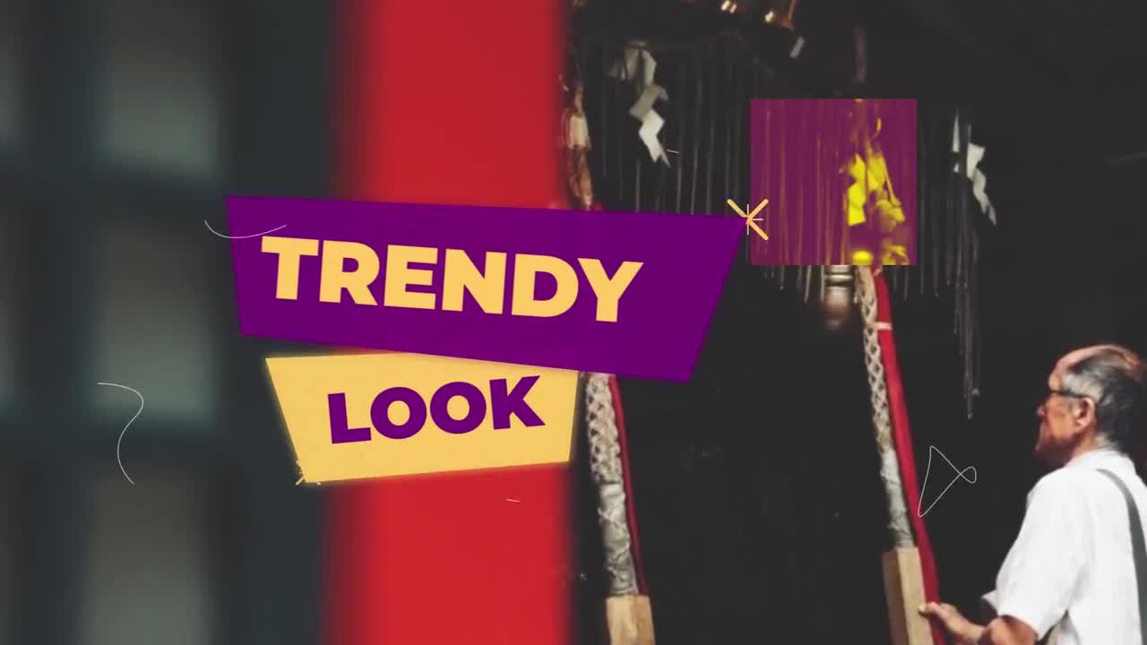 快速剪切多彩动态促销Pr视频模板