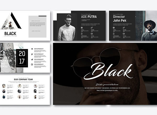 极简主义优雅和灵活的PowerPoint演示模板