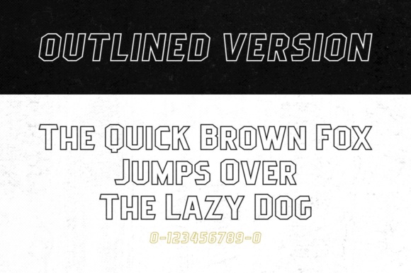 Pittsbrook Outline Font插图1