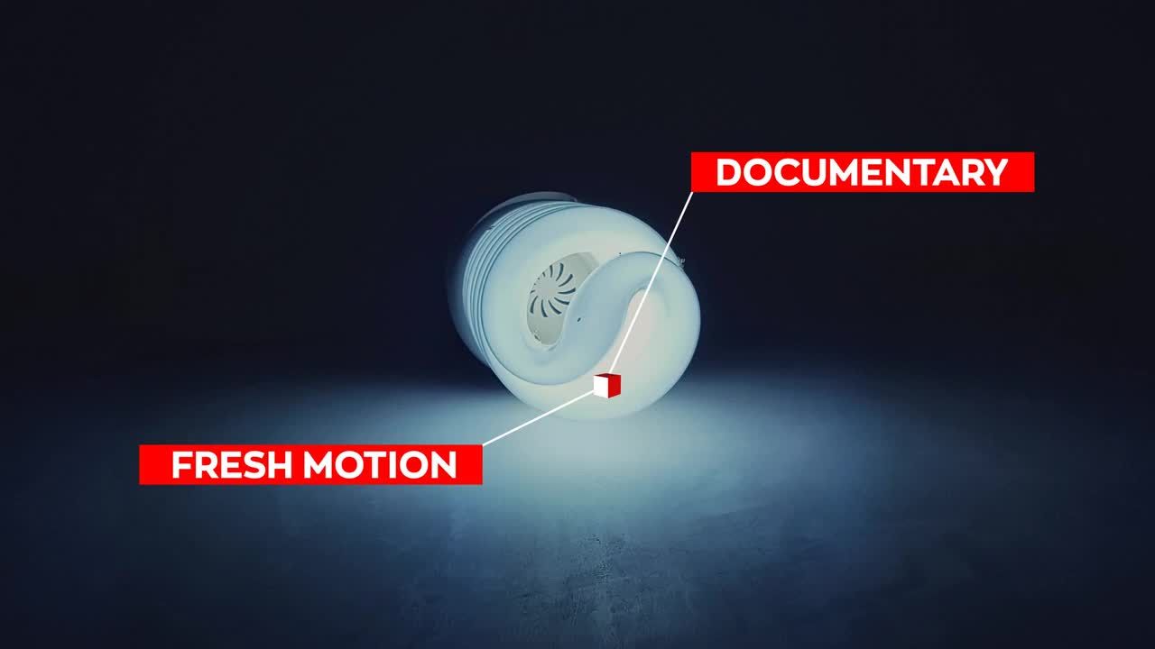 10个现代创意的标注标题素材库精选AE模板