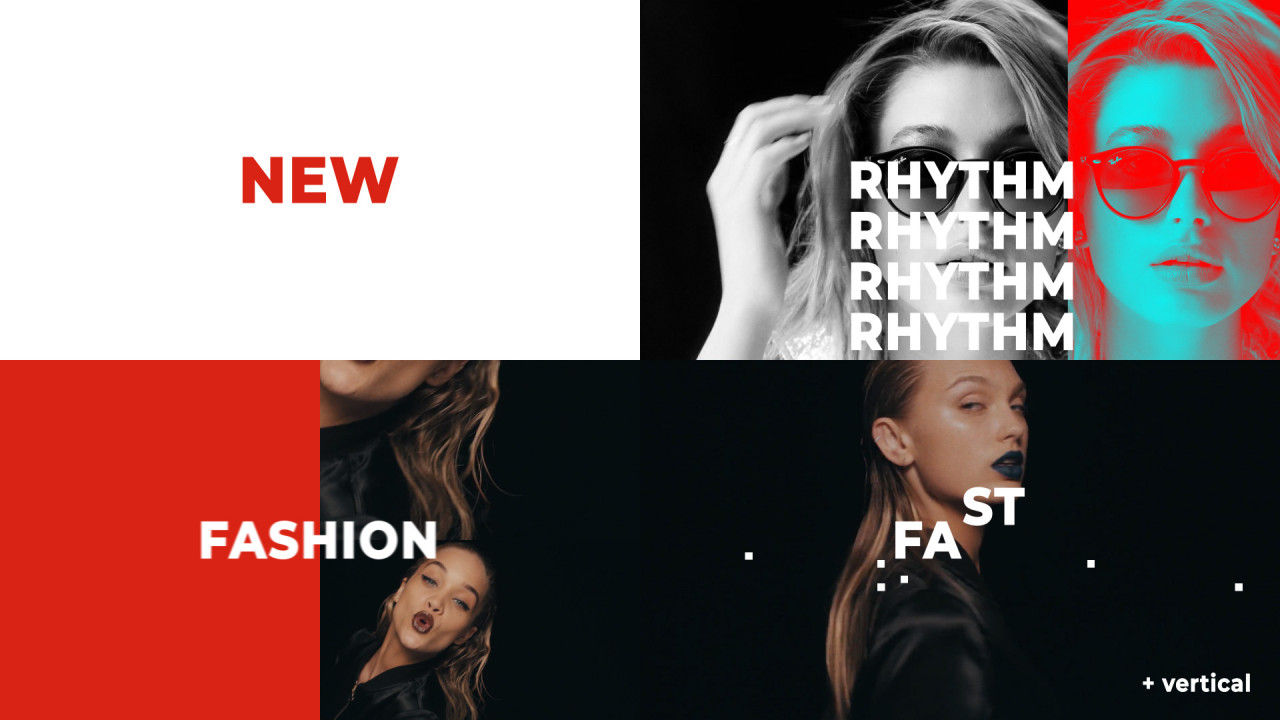 时尚促销活动开场动画素材库精选AE模板