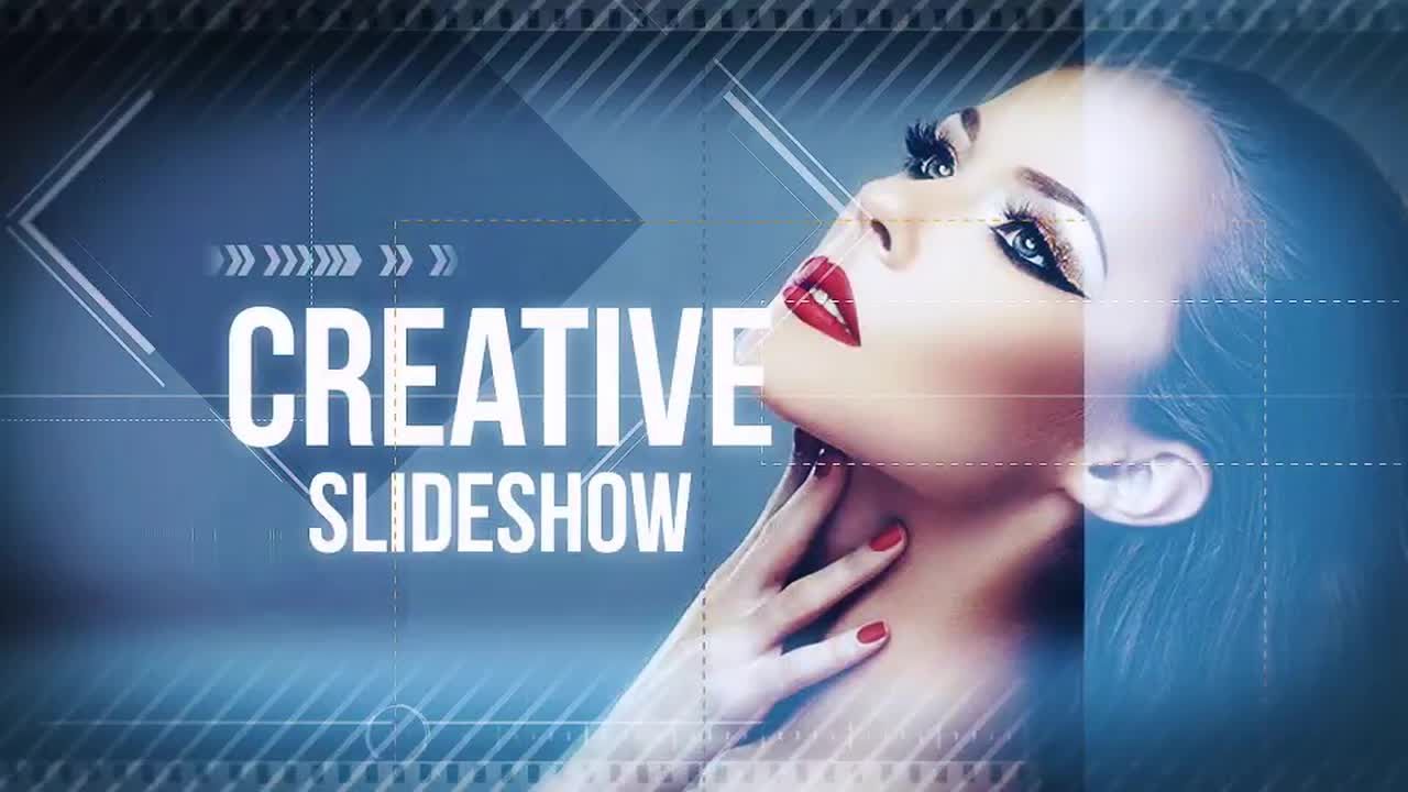 动态时尚照片创意幻灯片展示素材库精选AE模板