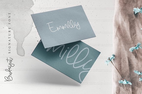 Budayut Signature Font插图3