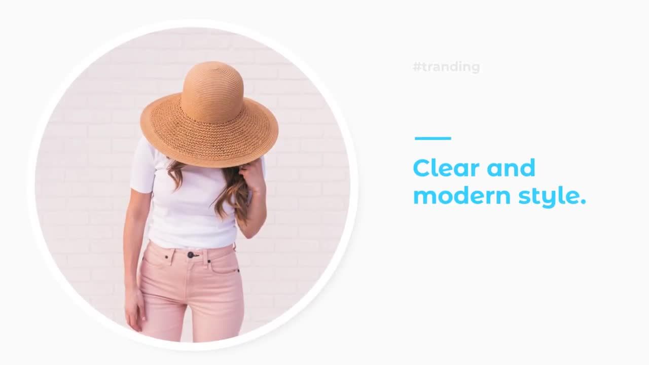 简洁大方动态图文开场动画效果幻灯片素材库精选AE模板