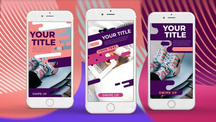 18个干净创意的时尚故事素材库精选AE模板