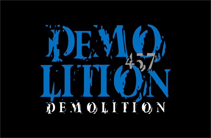 Vtks Demolition font插图